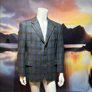 Elegant Blue English Field Shooting Jaket